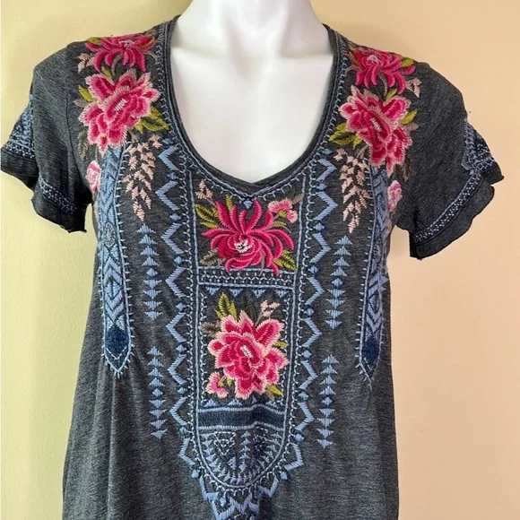 Johnny  Was DAVIS DRAPE TUNIC DRESS - Picture 4 of 6